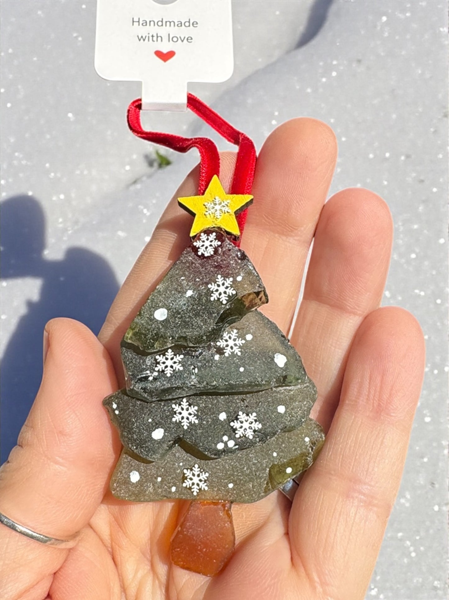 Yellow Star Xmas Tree