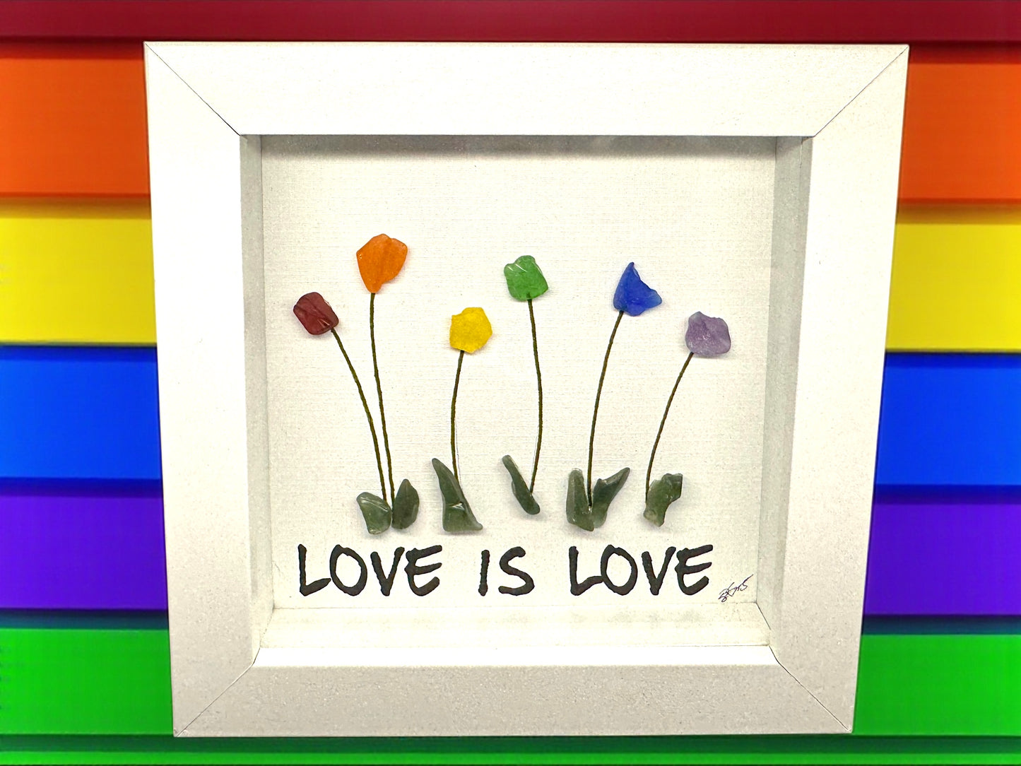 Love Flowers 5”x5”