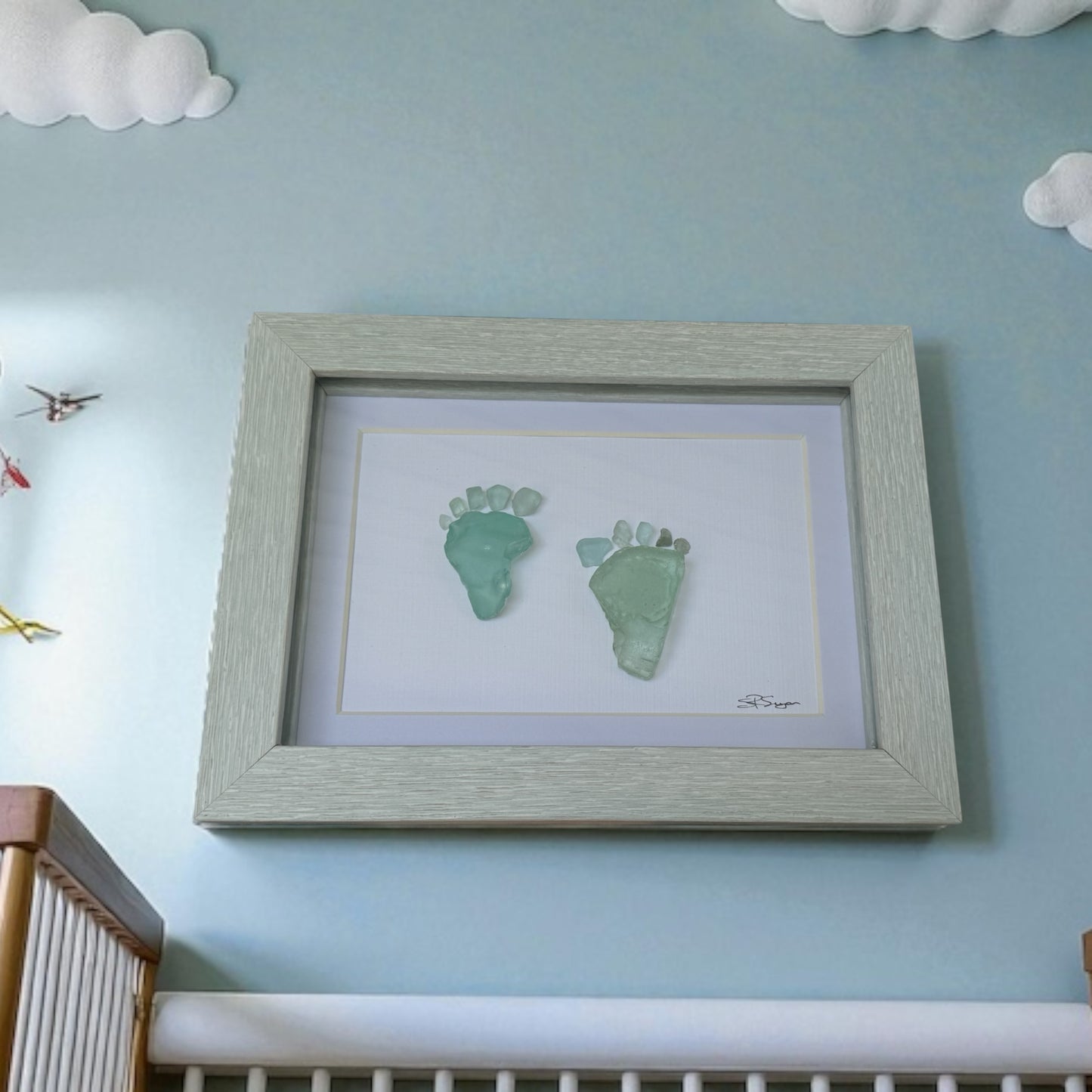 Baby's First Footprints 6"x8"