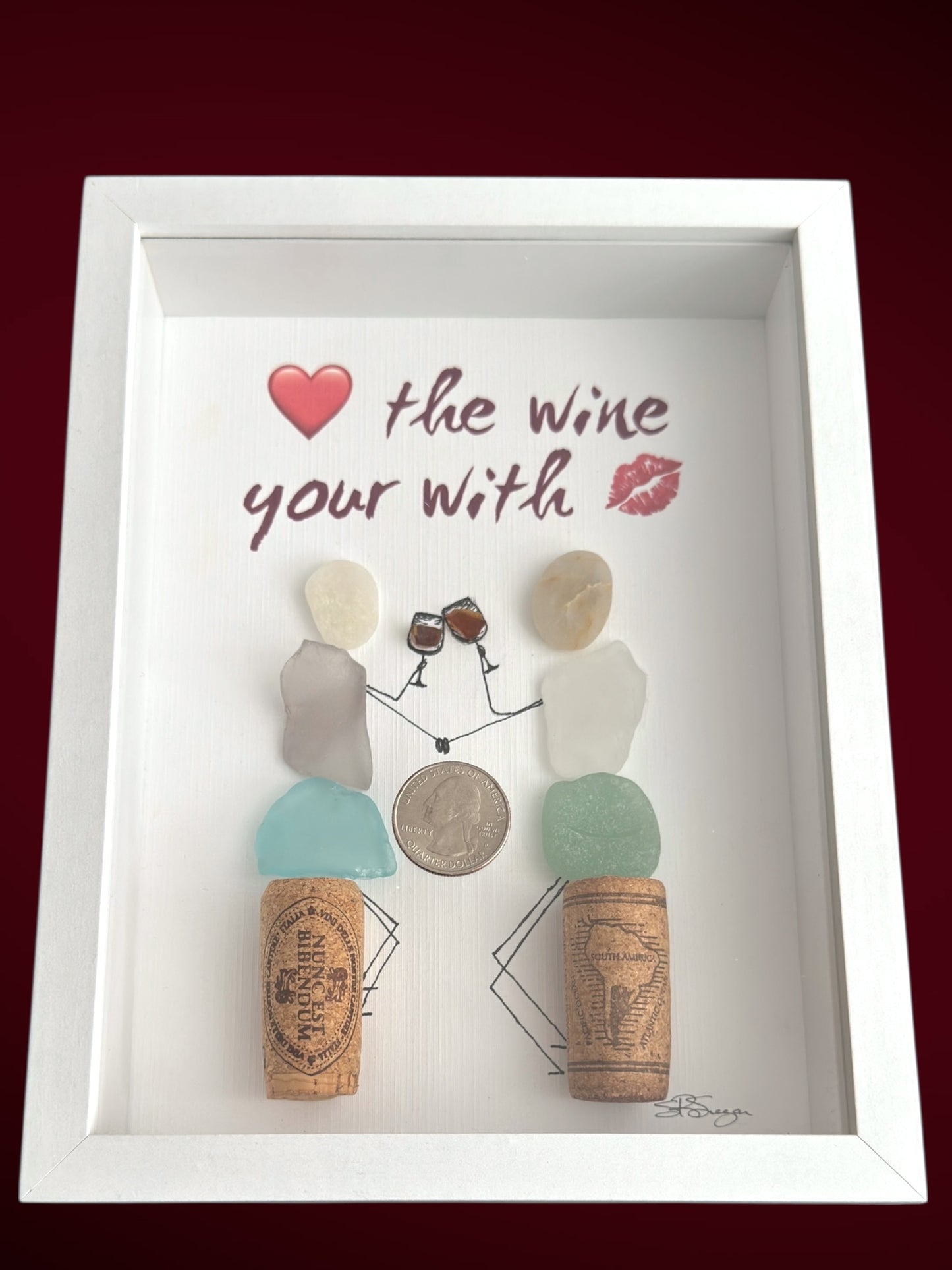 Love the wine your with  7x9
