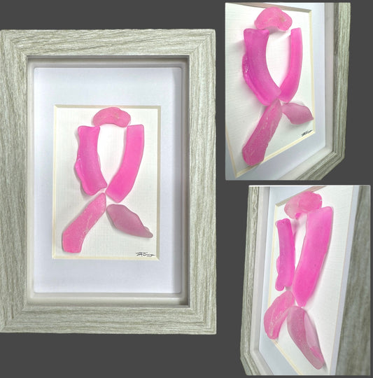 Breast Cancer Awareness Ribbon  5x7
