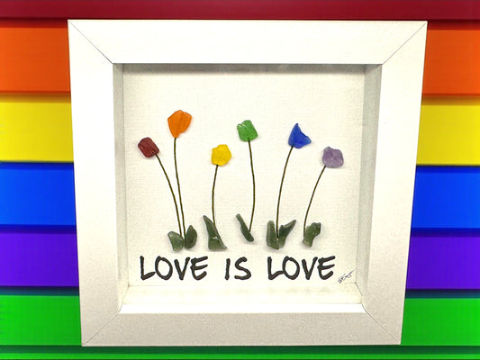 Love Flowers 5”x5”